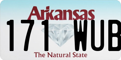 AR license plate 171WUB