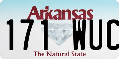 AR license plate 171WUC