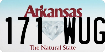 AR license plate 171WUG