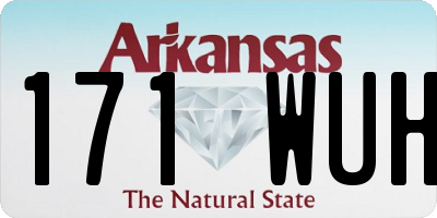 AR license plate 171WUH