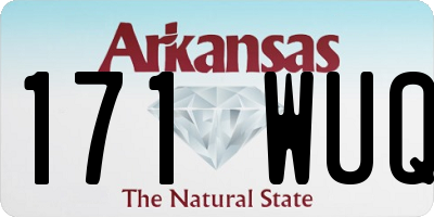 AR license plate 171WUQ