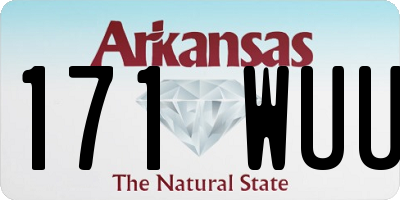 AR license plate 171WUU