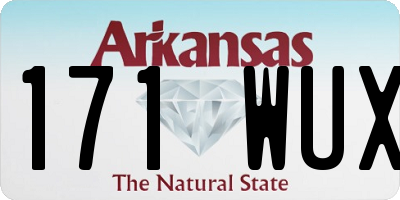 AR license plate 171WUX