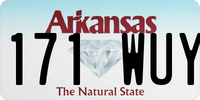 AR license plate 171WUY