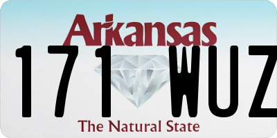 AR license plate 171WUZ