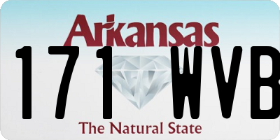 AR license plate 171WVB