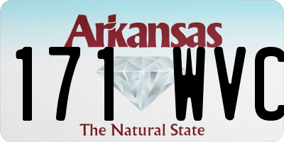 AR license plate 171WVC