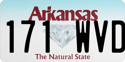 AR license plate 171WVD