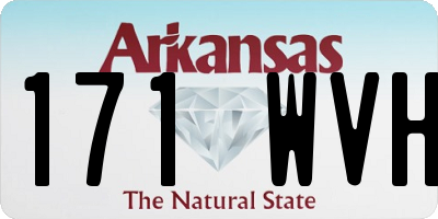 AR license plate 171WVH