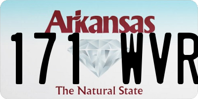 AR license plate 171WVR