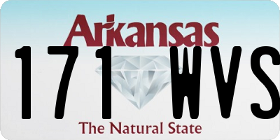 AR license plate 171WVS