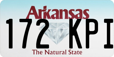 AR license plate 172KPI