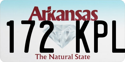 AR license plate 172KPL