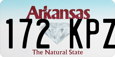 AR license plate 172KPZ