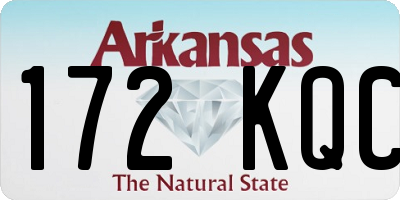 AR license plate 172KQC
