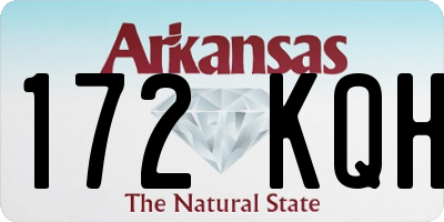 AR license plate 172KQH