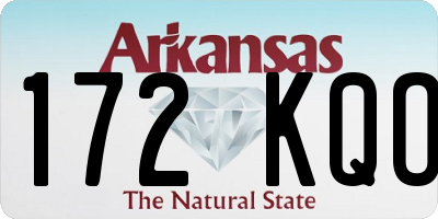 AR license plate 172KQO
