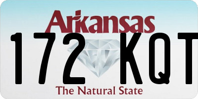 AR license plate 172KQT