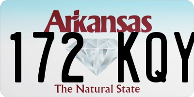 AR license plate 172KQY