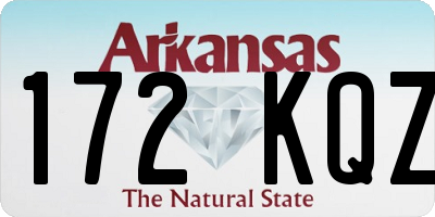 AR license plate 172KQZ