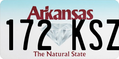 AR license plate 172KSZ