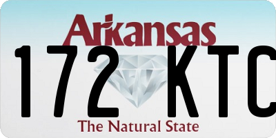 AR license plate 172KTC