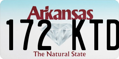 AR license plate 172KTD