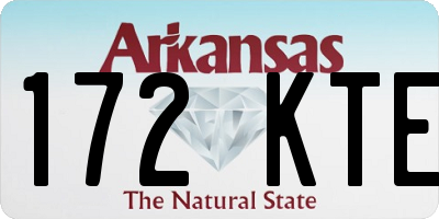 AR license plate 172KTE