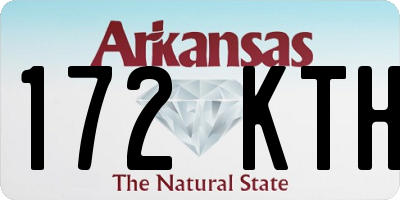 AR license plate 172KTH