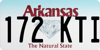 AR license plate 172KTI