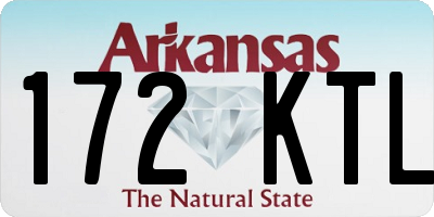 AR license plate 172KTL