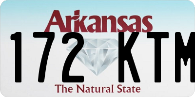 AR license plate 172KTM