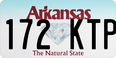 AR license plate 172KTP
