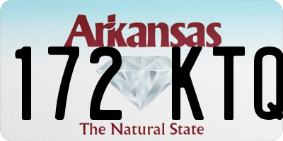 AR license plate 172KTQ