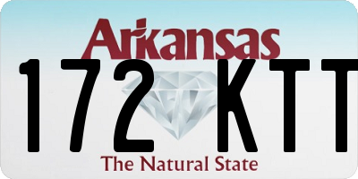 AR license plate 172KTT