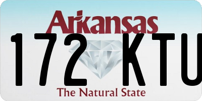 AR license plate 172KTU