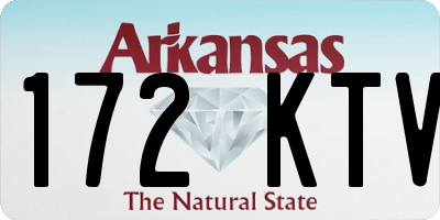 AR license plate 172KTV