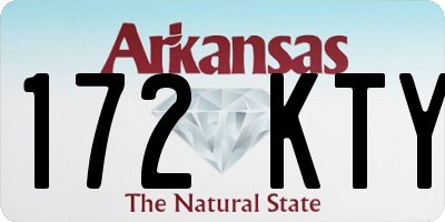 AR license plate 172KTY