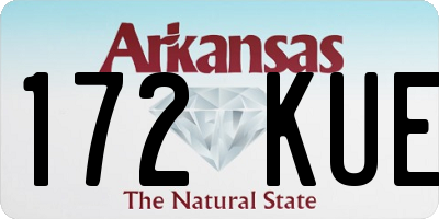 AR license plate 172KUE
