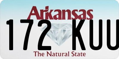 AR license plate 172KUU