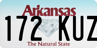 AR license plate 172KUZ