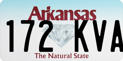 AR license plate 172KVA