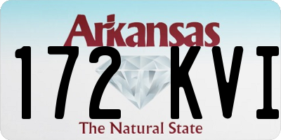 AR license plate 172KVI