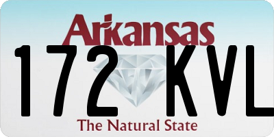AR license plate 172KVL