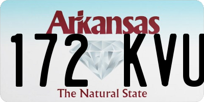AR license plate 172KVU