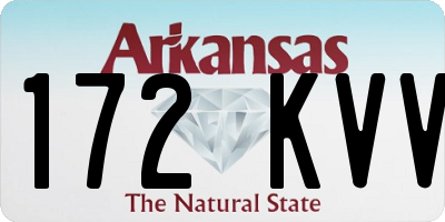 AR license plate 172KVV