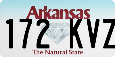 AR license plate 172KVZ