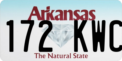 AR license plate 172KWC
