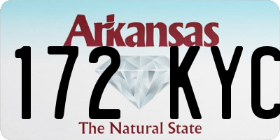 AR license plate 172KYC