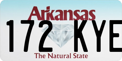 AR license plate 172KYE